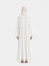 Épure Lace Abaya - Dar Lya Couture