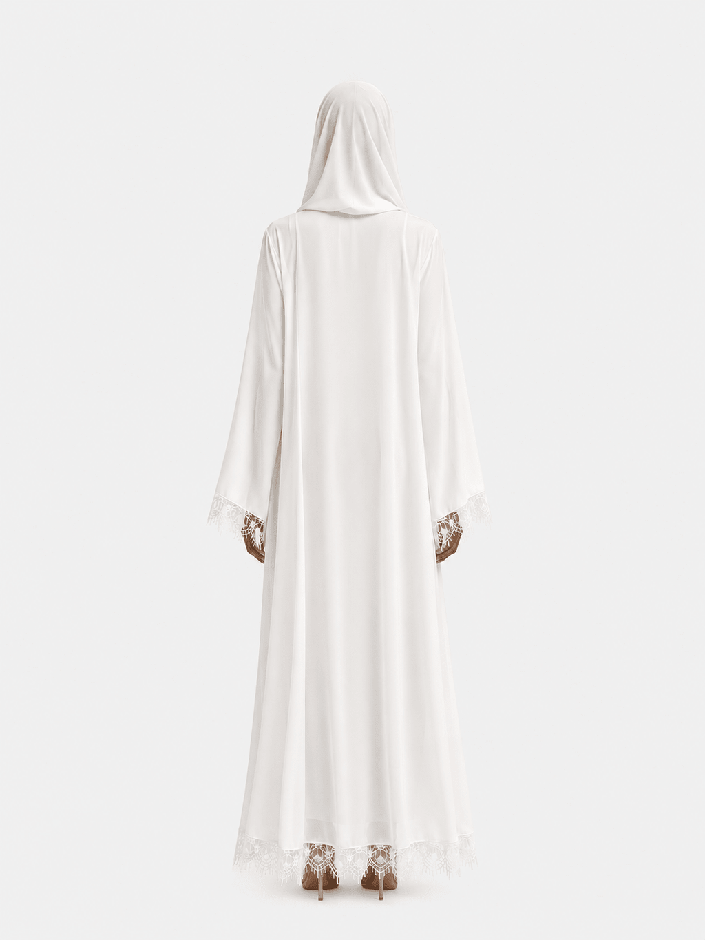 Épure Lace Abaya - Dar Lya Couture