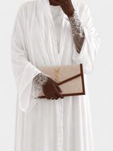 Épure Lace Abaya - Dar Lya Couture