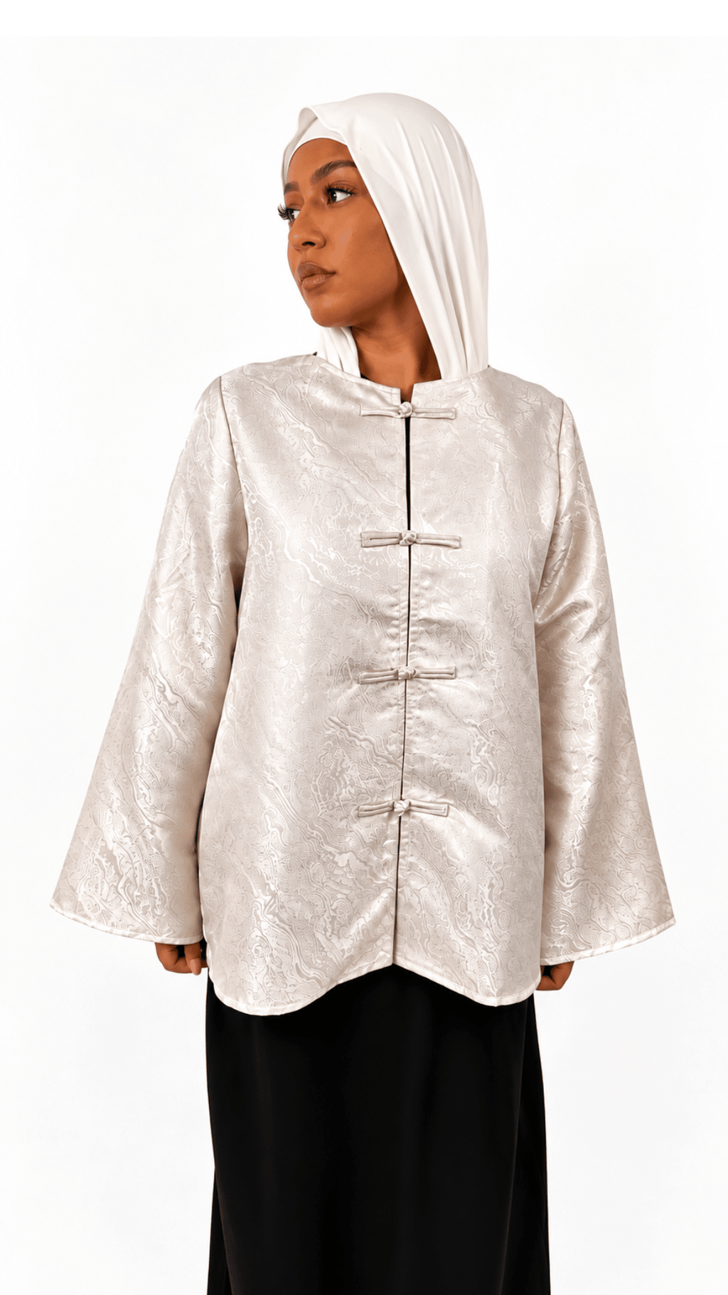 Blouse Opale Satin - Dar Lya Couture