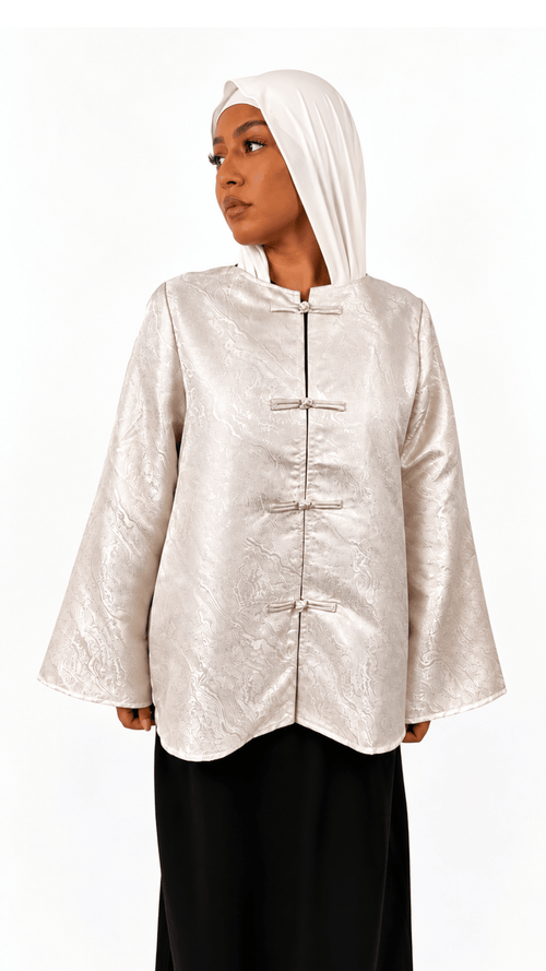 Blouse Opale Satin - Dar Lya Couture