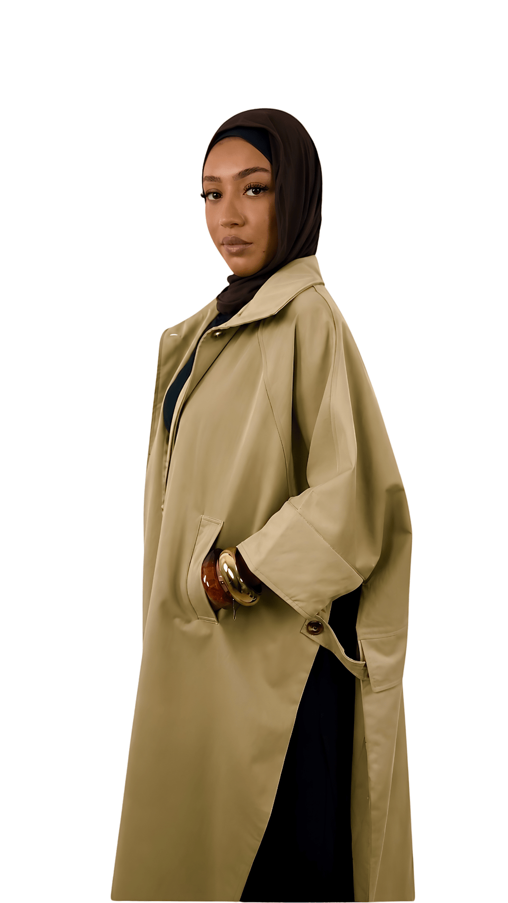 Trench Maison Beige - Dar Lya Couture