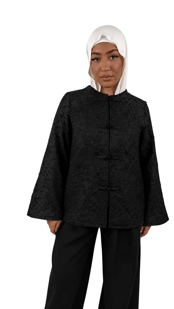 Blouse Opale Noire - Dar Lya Couture