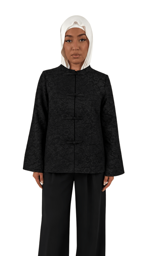 Blouse Opale Noire - Dar Lya Couture